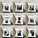 Anime Tokyo Ghoul Print Shoulder Bag Canvas Bag Harajuku Shopper Bag