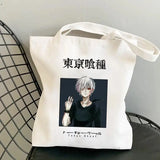 Anime Tokyo Ghoul Print Shoulder Bag Canvas Bag Harajuku Shopper Bag