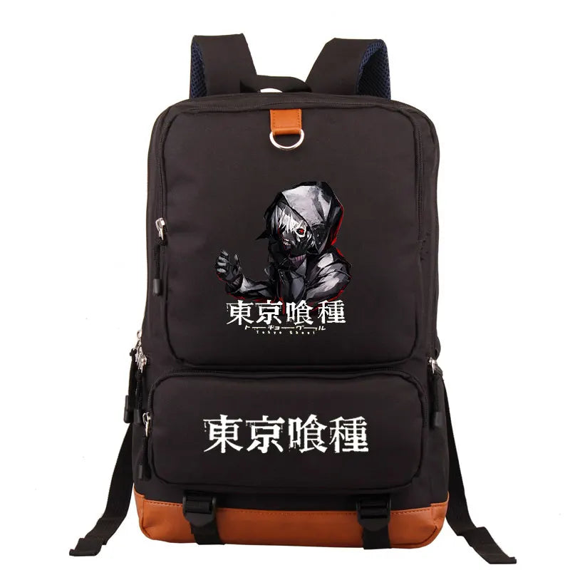 Tokyo Ghoul School Backpack Large Capacity Boys Girls
