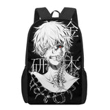 Tokyo Ghouls 3D Print School Bag for Kids