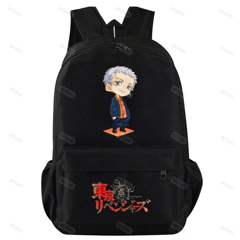 Anime Tokyo Revengers Backpack for Boys Girls Student Bookbag