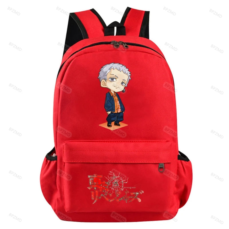 Tokyo Revengers Backpack Teen School Backpack Canvas Rucksack Travel Bags