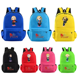 Tokyo Revengers Backpack Teen School Backpack Canvas Rucksack Travel Bags