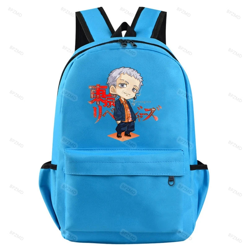 Anime Tokyo Revengers Backpack Canvas Rucksack Large Capacity
