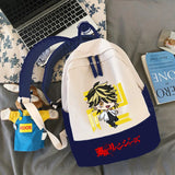 Tokyo Revengers Cartoon Kids Backpack School Book Bag
