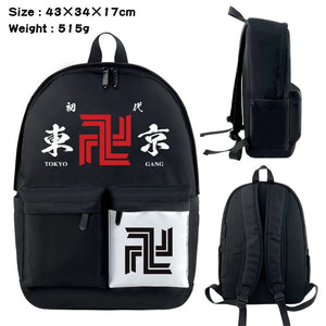 Tokyo Revengers Nylon Backpack Schoolbag Laptop Bag