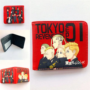 Anime Tokyo Revengers Wallet DraKen Folding PU Purse Short Wallet Cosplay
