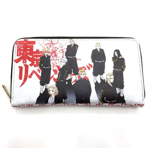 Tokyo Revengers Long Zipper Wallet PU Student Purse Handbag