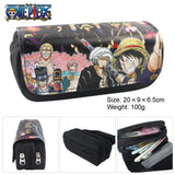 Anime Tony Chopper Luffy Law Cosplay Canvas School Pen Pencil Case