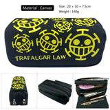 Anime Tony Chopper Luffy Law Cosplay Canvas School Pen Pencil Case