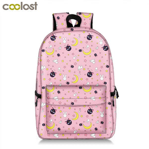 Anime Totoro Backpack for Girls School Bags Cartoon Bear Rucksack