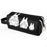 Anime Totoro Pencil Case Large Capacity School Pen Supplies Pencil Bag