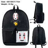 Anime Totoro Nylon Backpack Casual Knapsack Teenager Packsack
