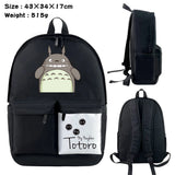 Anime Totoro Nylon Backpack Casual Knapsack Teenager Packsack