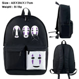Anime Totoro Nylon Backpack Casual Knapsack Teenager Packsack