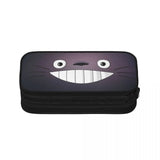 Anime Totoro Pen Box Student School Zipper Pen Bag Child Stationery Bag