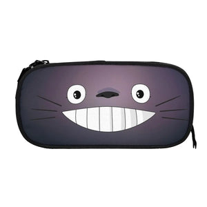Anime Totoro Pen Box Student School Zipper Pen Bag Child Stationery Bag