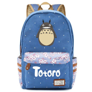 Anime Totoro Teenager Backpack Casual Baby Backpack