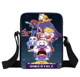 Anime Undertale Mini Messenger Bag for Kids School Snacks Travel Mochila