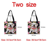 Anime Undertale Portable Crossbody Bag Large Capacity Foldable Shopping Bag
