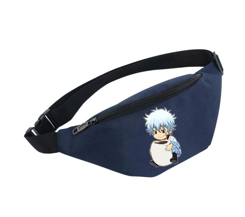 Anime Unisex Fanny Pack Waterproof Waist Bag for Gintama