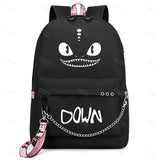 Anime USB Charging Backpacks Mochila Waterproof School Bags
