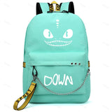 Anime USB Charging Backpacks Mochila Waterproof School Bags