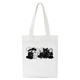 Jujutsu Kaisen Anime Women Canvas Tote Bag Harajuku Shopping Handbag