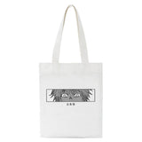 Jujutsu Kaisen Anime Women Canvas Tote Bag Harajuku Shopping Handbag
