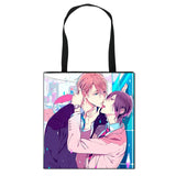Anime Yarichin Club Tote Bag Student Bookbag Woman Large Capacity Shopping Bag