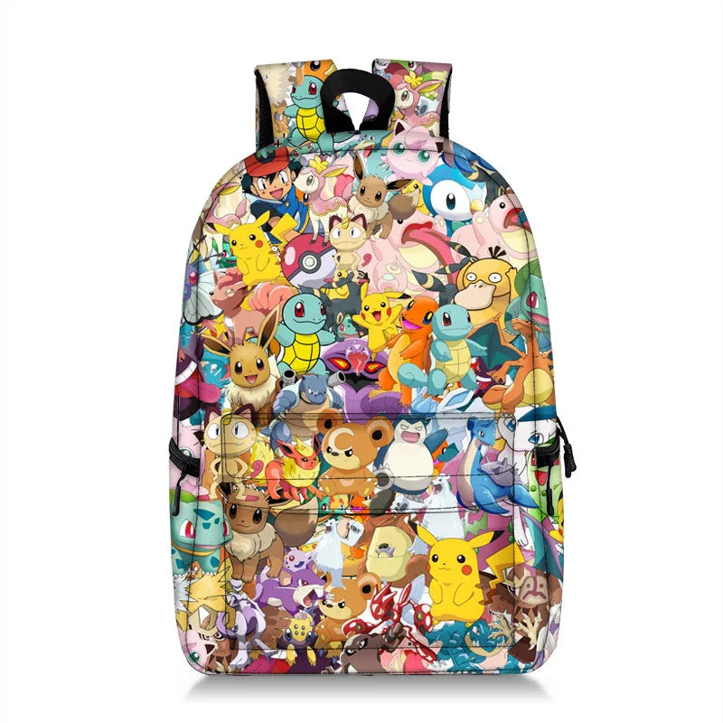 Anime backpack canvas Boys Girls Teenagers schoolbag Rucksack men women