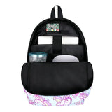 Anime backpack canvas Boys Girls Teenagers schoolbag Rucksack men women