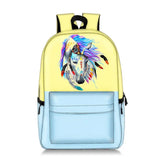 Anime backpack canvas Boys Girls Teenagers schoolbag Rucksack men women