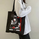 Anime Gothic Harajuku Canvas Bag Japanese Ulzzang Women Shoulder Bags
