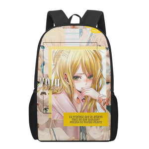 Anime Lesbian Citrus 3D Print School Bags Boys Girls Primary Students Backpack