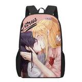 Anime Lesbian Citrus 3D Print School Bags Boys Girls Primary Students Backpack