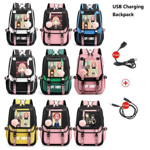 Animes Backpack SPYxFAMILY Anya Forger School Backpack Bag