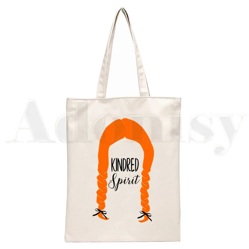 Anne Shirley Green Gables Handbag Canvas Shoulder Bag