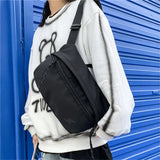 Nylon Crossbody Shoulder Bag Unisex Phone Chest Bag
