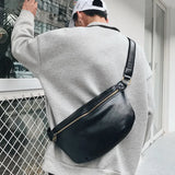 Men Waist Pack Large Capacity Fanny Pack Hip Bag Brown Bum Pack Travel