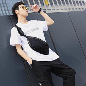 Men Waist Pack Large Capacity Fanny Pack Hip Bag Brown Bum Pack Travel