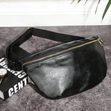 Men Waist Pack Large Capacity Fanny Pack Hip Bag Brown Bum Pack Travel