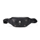 Unisex Punk Style Leather Skull Waist Pack