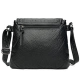 Women Shoulder Bag Pu Leather Crossbody Messenger Bag Soft Washed Leather
