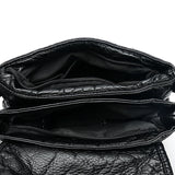 Women Shoulder Bag Pu Leather Crossbody Messenger Bag Soft Washed Leather