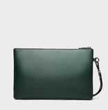 Men Skull Embossed Wrist Bag Punk Style Clutch Bag