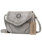 Vintage Crossbody Bag Hollow Out Shoulder Satchel