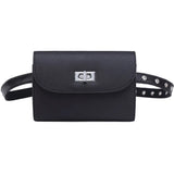 Pu Leather Waist Bag for Women Adjustable Hip Bag Small Bum Bag