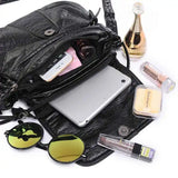 Women Soft PU Leather Clutch Vintage Shoulder Messenger Bag