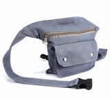 Women Canvas Fanny Pack Large Capacity Waist Bag with Multipockets